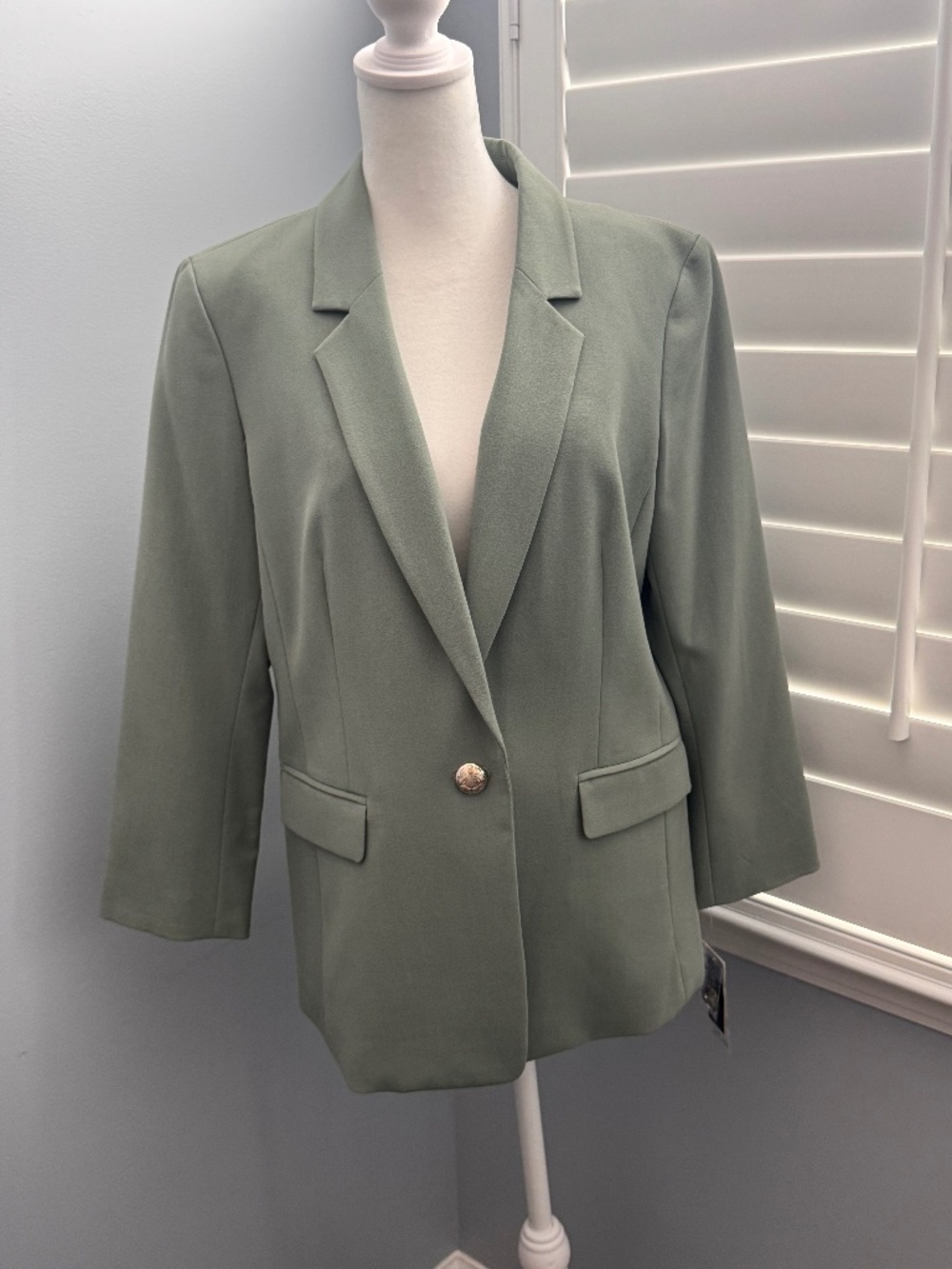 NWT Nine West “Morning Calm Aspen” Blazer Size Large